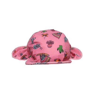 Småfolk, UV-Mütze, Größe: 74/80, Elasthan/Polyester, Pink/Mehrfarbig #YMi