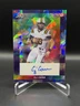 2024 Leaf Vivid Rainbow Stained Glass CJ Carr Aut0 /7 Notre Dame Fighting Irish