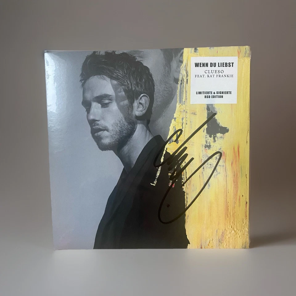 Clueso „Wenn Du Liebst“ Vinyl Single signiert RSD - Tour Shirt -Tourbook - Bild 2 von 4