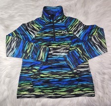FILA Performance Running Jacket Womens Size Medium L Long Sleeve 1/4 Zip Sport
