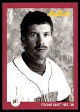 Edgar Martinez 1991 Studio #117 Mariners MLB READ FREE SHIPPING AutographDen