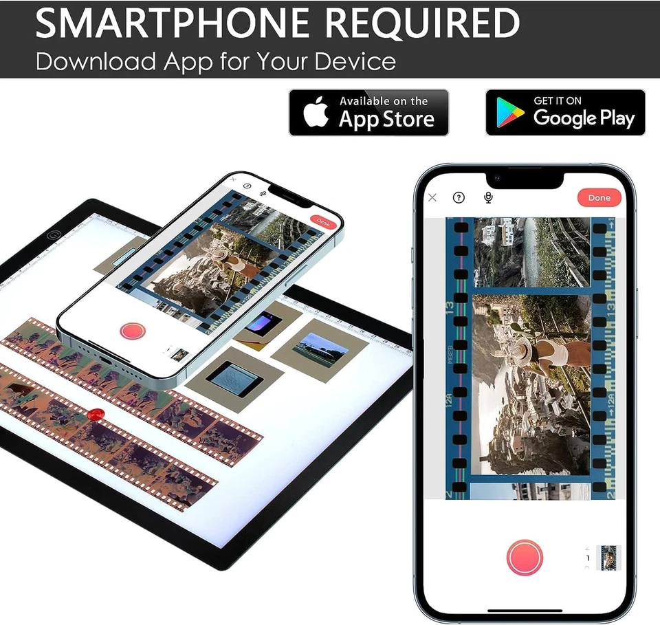 Ultra-Thin LED Light Box Slide Viewer Film Negative Scanner USB Powered - Image 2 of 4