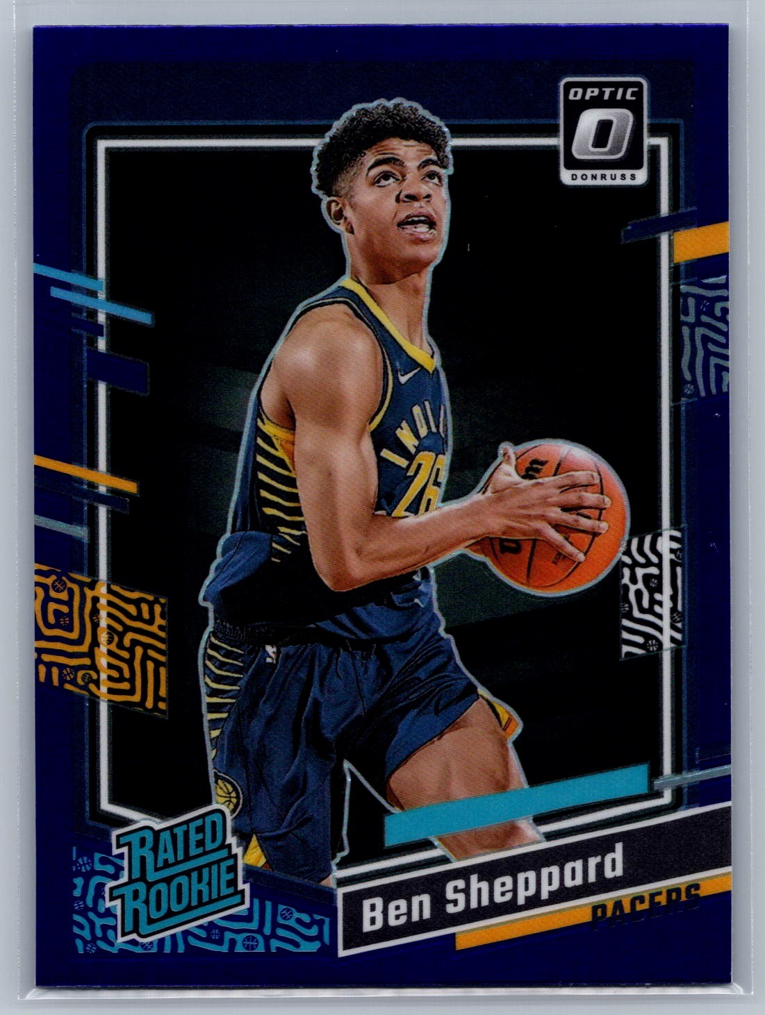 Ben Sheppard 2023-24 Optic Rated Rookie Purple Shock #221