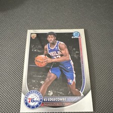 Topps Chrome Rookie VJ Edgecombe bcv -3  Philadelphia 76ers Basketball 2025-26