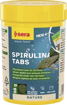 Sera Fischfutter Spirulina Tabs 60 g  Fischfutter