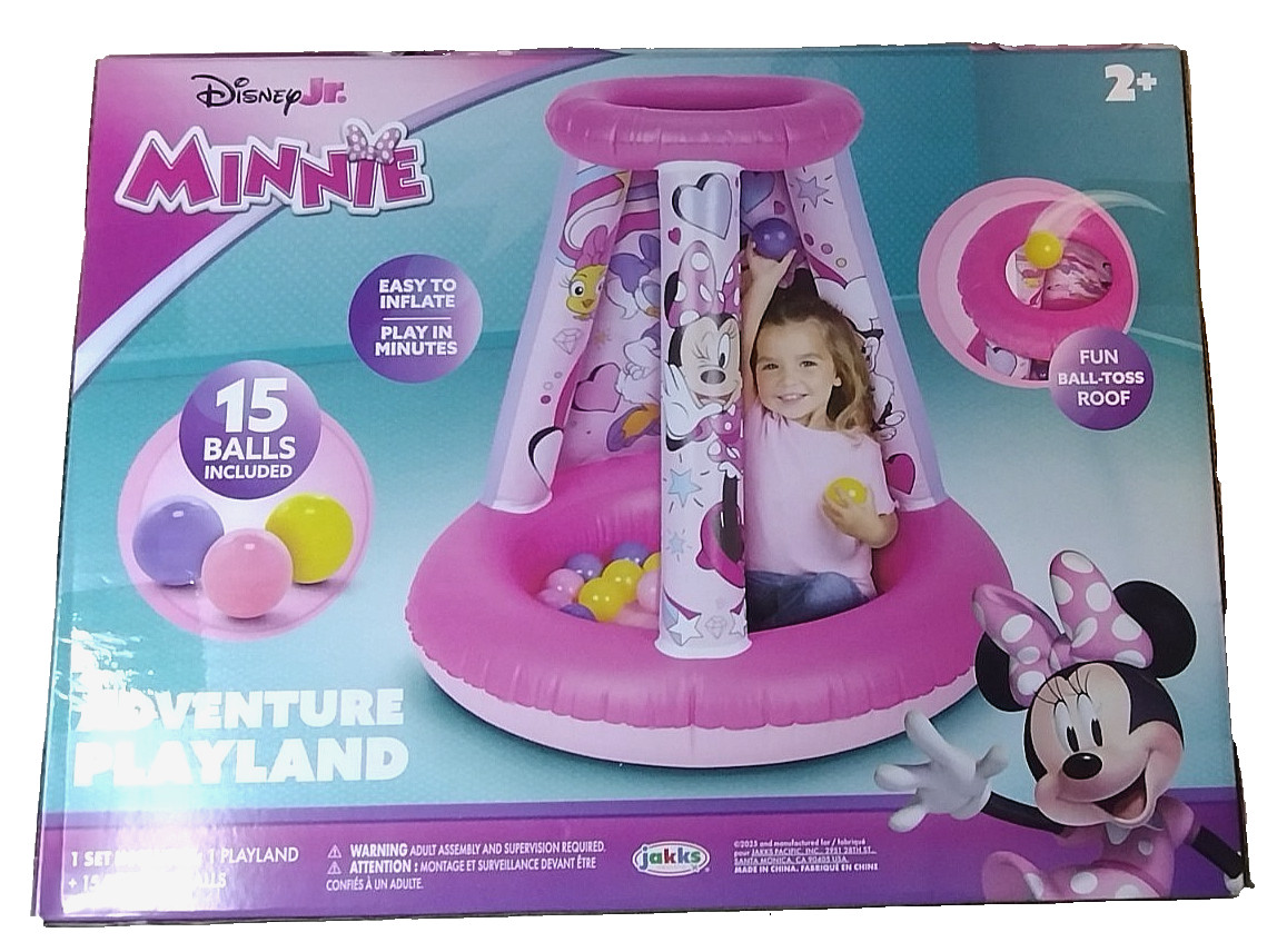 Disney Jr. Minnie Mouse Adventure Playland &ndash; Inflatable Ba
