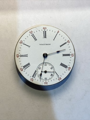 Waltham Nickel 15 J 16 Size Pocket Watch Hunter Movement Runs 334 - Picture 6 of 6