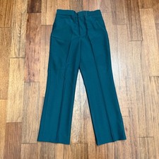 NOS Vintage 70  s Wrangler Uniform Green Pants Mens 32x31 Made In USA