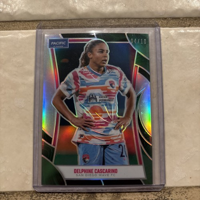 #ad 2025 Parkside NWSL Pacific DELPHINE CASCARINO Green 10 $125.00