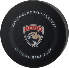 Florida Panthers Game-Used Puck vs. Los Angeles Kings on December 16, 2021