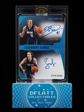 2021 Eminence - Legendary Combo Autographs Dirk Nowitzki/Steve Nash Platinum 1/1