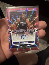 2024-25 Panini Donruss Signature Series AJ Lawson Auto /20.  Jersey Match 09/20
