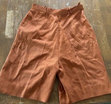 Vintage Country Clothes by Handmacher -Burnt Orange Shorts SZ Small -High Rise