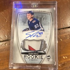 2018-19 Upper Deck The Cup Sami Niku Rookie Patch Autograph #72/249 Jets