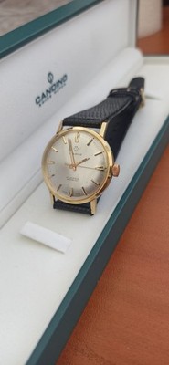 Candino 14k gold, manual vinding, original box, Vintage