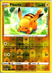 Pikachu 065/202 Sword & Shield Reverse Holo