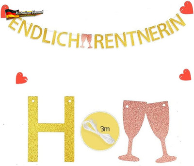 Endlich Im Ruhestand Girlande Renteneintritt Banner Alles Gute Zum Ruhestand Dek