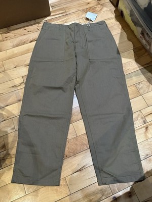 Engineered Garments Chino Work Pants Olive Green Brown Large
