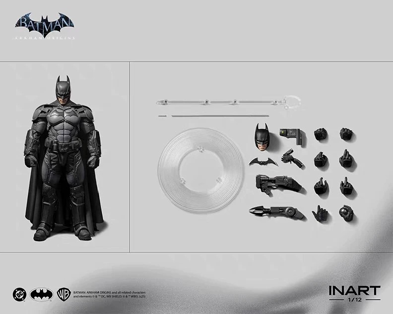 INART 1/12 Arkham Origins Bat Man 6