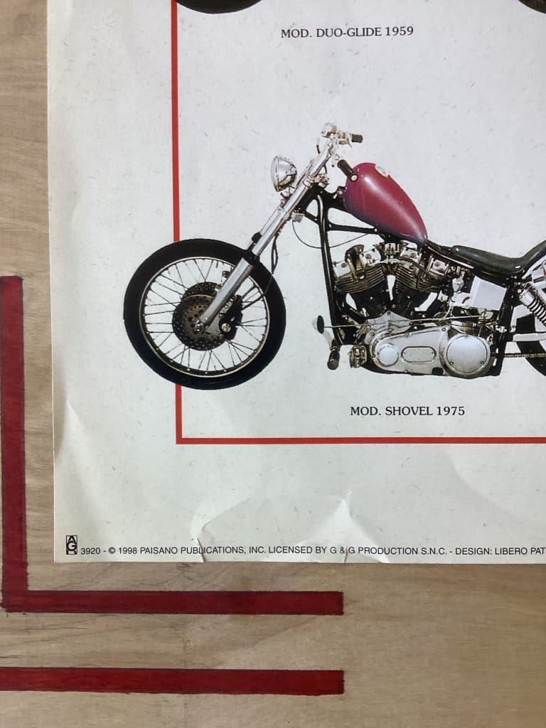 Harley-Davidson 写真集 The Harley-Davidson Legend Models Vintage 1998 Poster 27 x 38 | eBay