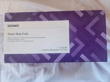 Solimo Floor Mop Pads 11 In X 5.9 In 18 Count