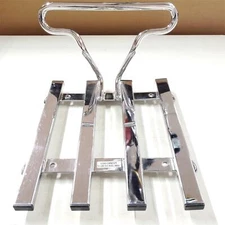 Chrome Sissbar Luggage Rack Harley FLHS Electra Glide Sport Tour Pak Mount Brack