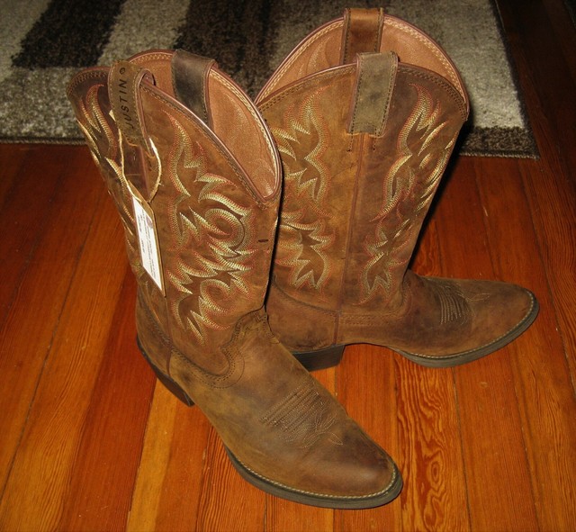 justin stampede western apache cowboy boot