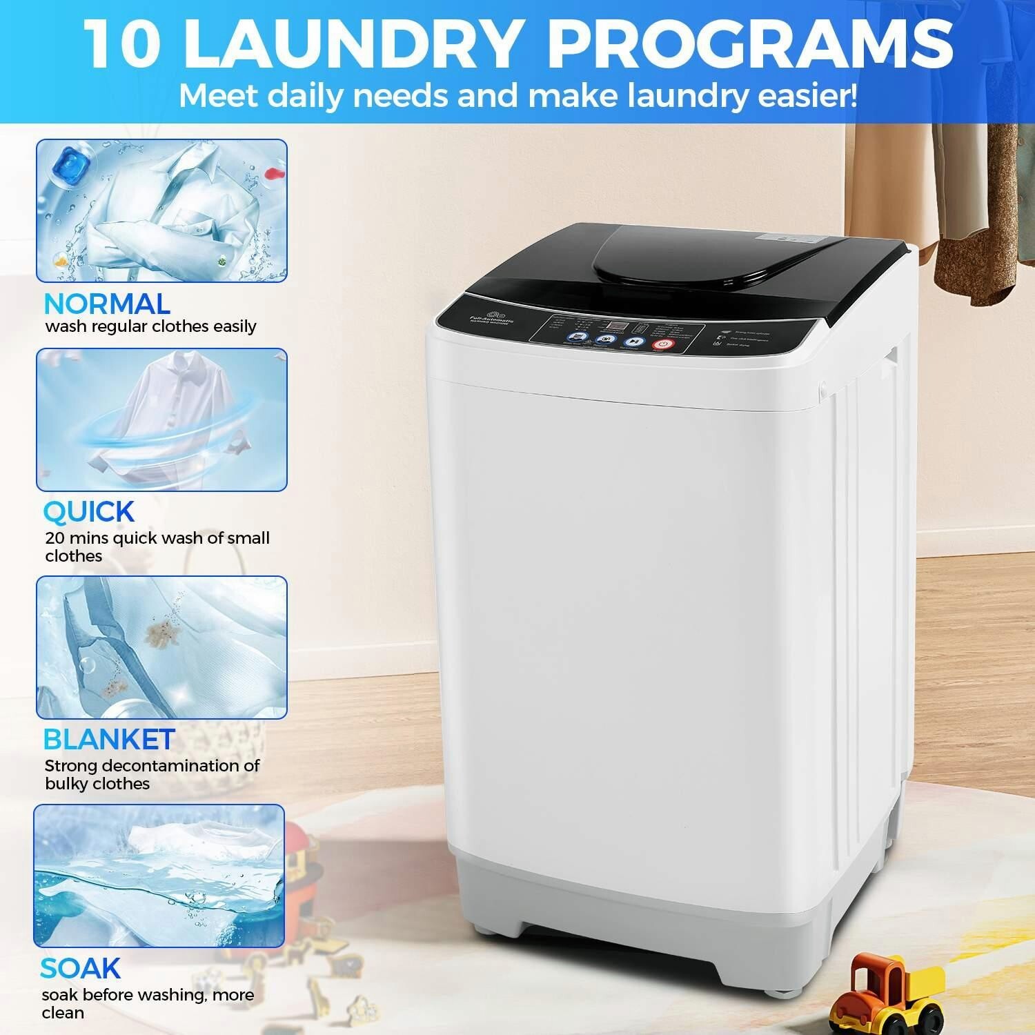 Zeny Portable Washer Lightweight Washing Machine Washer Dryer Zeny