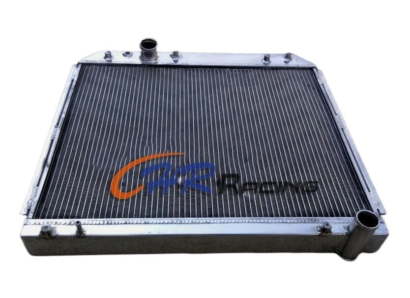 4 filas para Jeep Grand Cherokee 1999-2005 2004 2003 3.1td wj/wg radiador de aluminio Foto 3 de 4