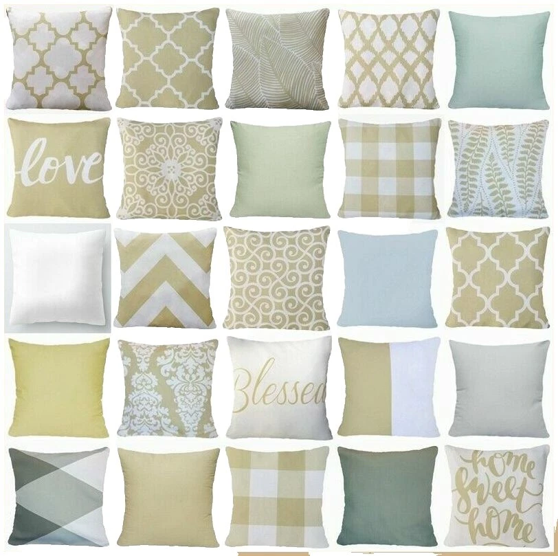 Almohadas de Decoración para el hogar de terciopelo dormitorio a Cuadros