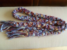 Lady's scarf,  long "Berkshire fashions"  100 acrylic multicolor