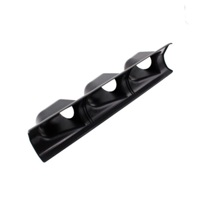 52mm A-Pillar 3-Hole Gauge Pod Mount – Universal, Black Carbon Fiber Finish, Left Side