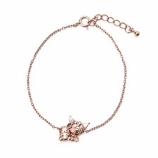 Sanrio KUROMI Baku Bracelet Pink Gold Japan NEW Sanrio Characters