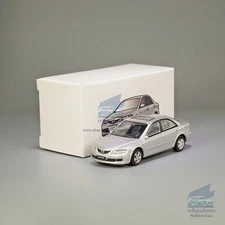Classic 1:64 Mazda 6 2008 Model Car Alloy Diecast Vehicle Collection Gift Silver