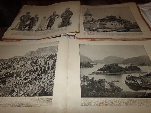 Lot 254 Vintage Antique Prints Tribes Grand Canal Madonna Castles Statue 1894-98 - Picture 8 of 24