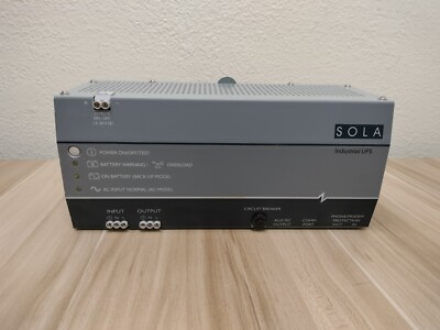 EMERSON SOLA SDU 500 INDUSTRIAL UPS POWER SUPPLY 120VAC 500 VA/300W