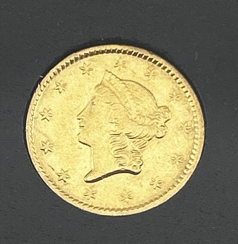 1851 US $1 Liberty Head Gold Coin HI-GRADE Historic Antique Coin (XF-UC) Rare!!!