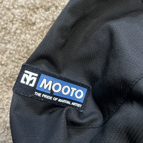 MOOTO Jacket Adult Size Large (3) Black Full Zip Martial Artist Spirit Taekwondo - Picture 6 of 13