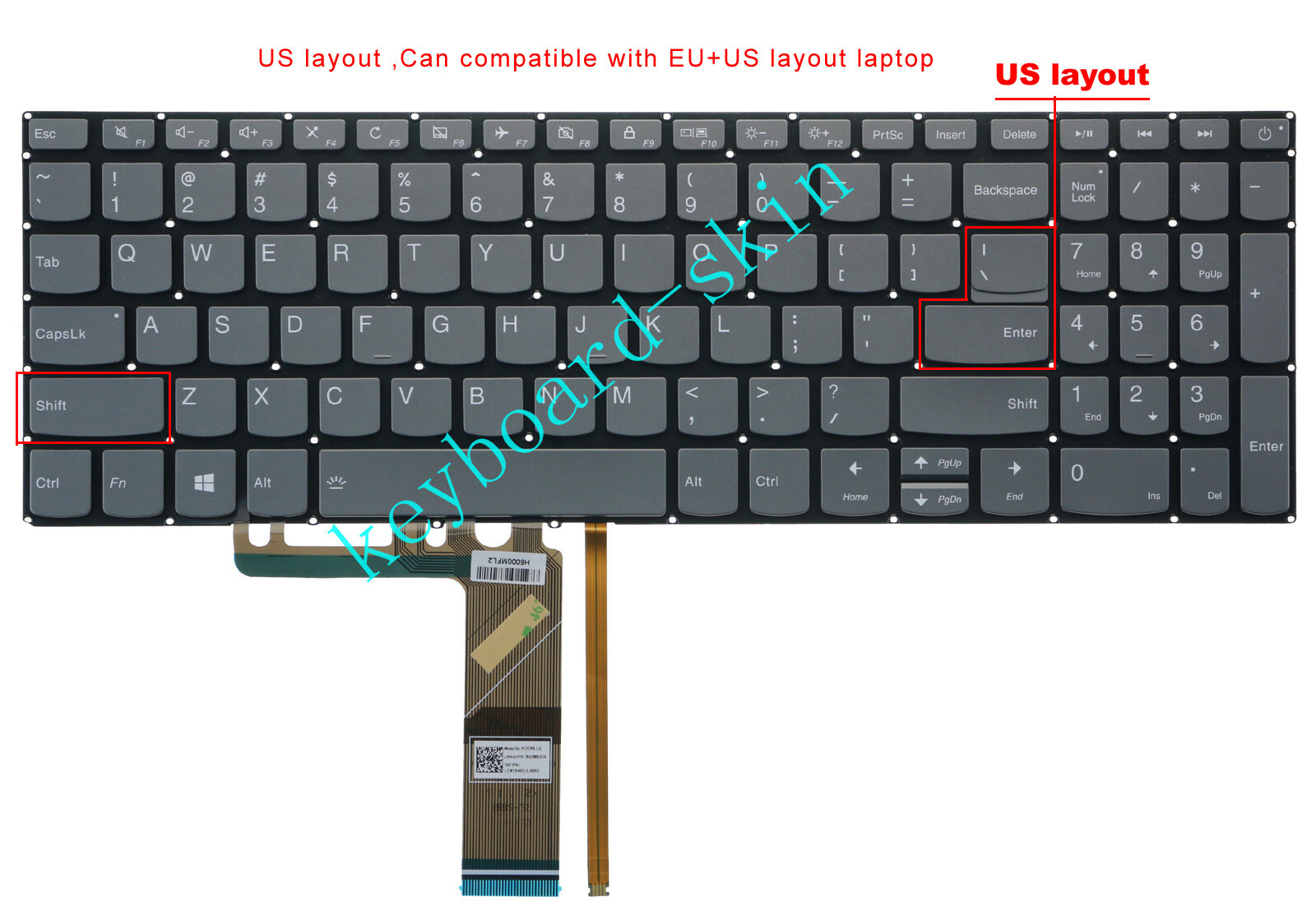 New For Lenovo 320-15 320S-15 320c-15 320-15ISK 320-15ABR US keyboard backlit