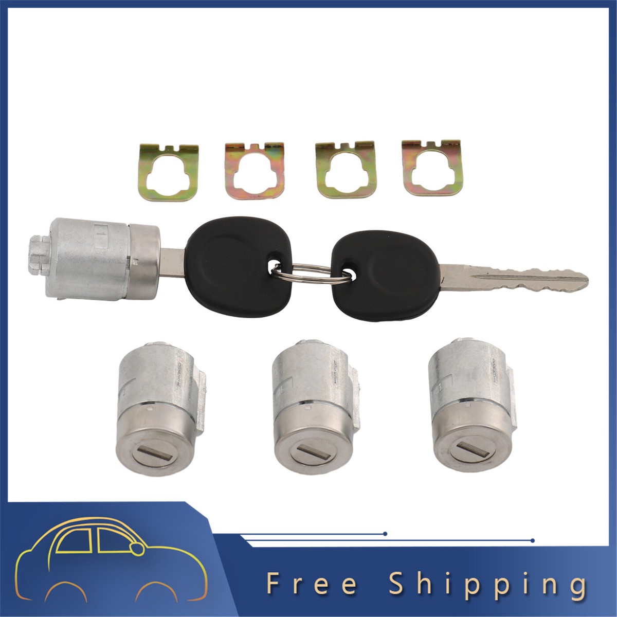 Key Conversion Kit With 4 Buttons for Chevrolet