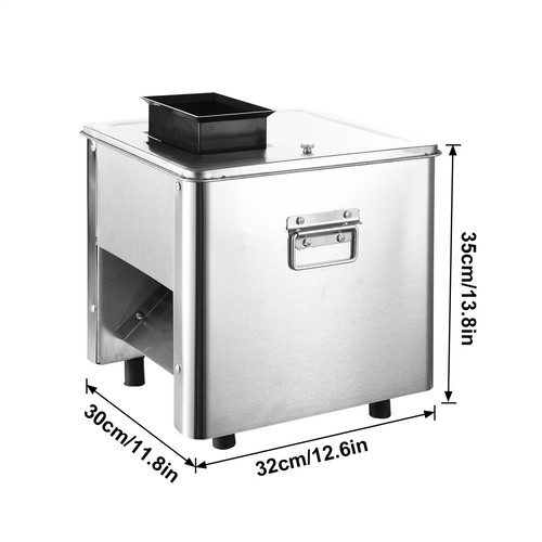 Cortadora de carne eléctrica comercial de 850 W rebanadora trituradora cortadora cocina EE. UU. - Imagen 2 de 14