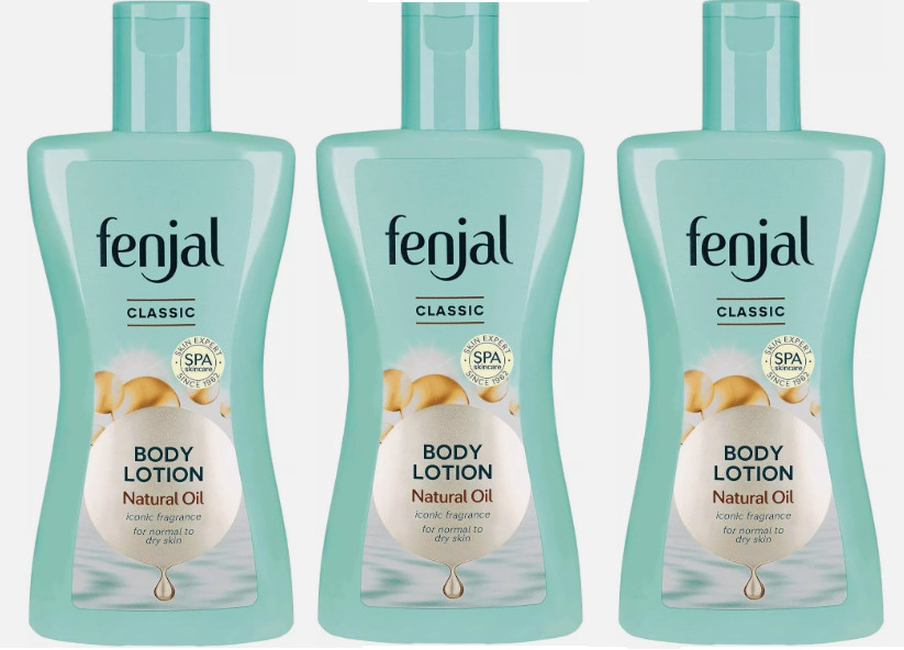 FENJAL Classic Body Lotion - 3 x 200ml