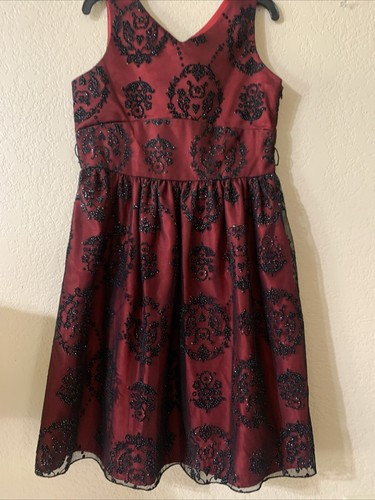 Vestido Niña Tul Rojo PERFECTAMENTE VESTIDO Talla 7 - Imagen 2 de 11