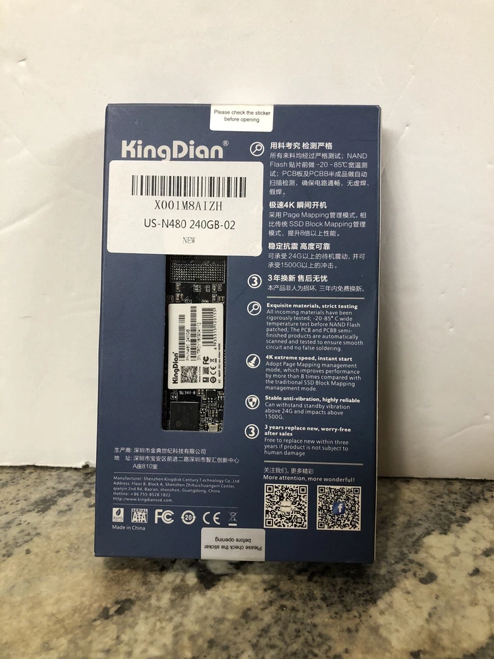 New KingDian N480 240GB External Solid State Drive USB 3.0 Portable SSD - Image 2 of 4