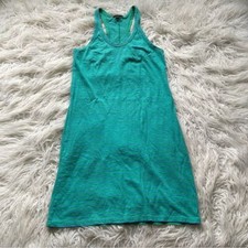 J. Crew Green & Blue Striped Racerback Tank Dress