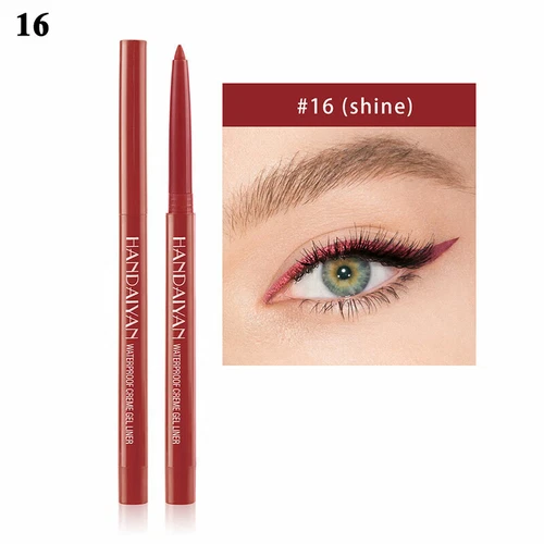 Matita eyeliner colorata 24 ore liquido alto pigmento lunga durata eye liner penna gel - Foto 63 di 110