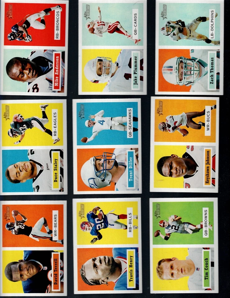 2002 Topps HERITAGE Football Cards Complete Your Set BUY MORE SAVE MORE - Image 4 of 4