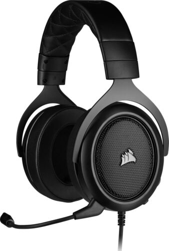 Corsair HS50 PRO Stereo Gaming Headset (Adjustable Memory Foam Ear Cups, Lightwe - Afbeelding 1 van 4