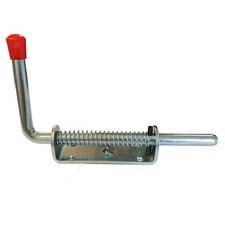 16mm x 265mm PLATED SPRING SHOOT BOLTS (0840/002) stable gate shed horsebox van