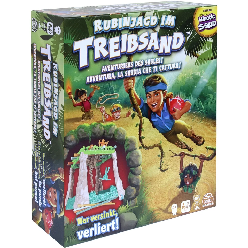 Spin Master Rubinjagd im Treibsand - Abenteuerspiel mit original Kinetic Sand - Bild 2 von 4